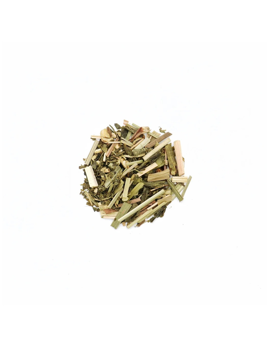 Thé vert, citronnelle, gingembre, écorces de citron - Rehab Bio - (20 sachets individuels)
